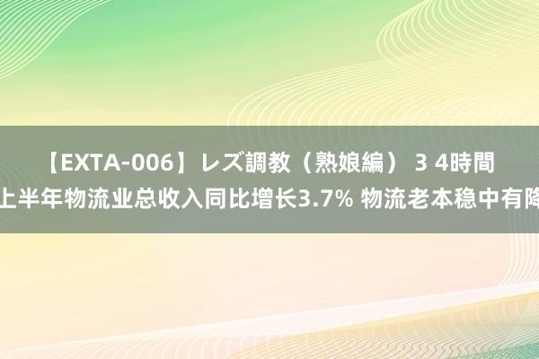 【EXTA-006】レズ調教（熟娘編） 3 4時間 上半年物流业总收入同比增长3.7% 物流老本稳中有降